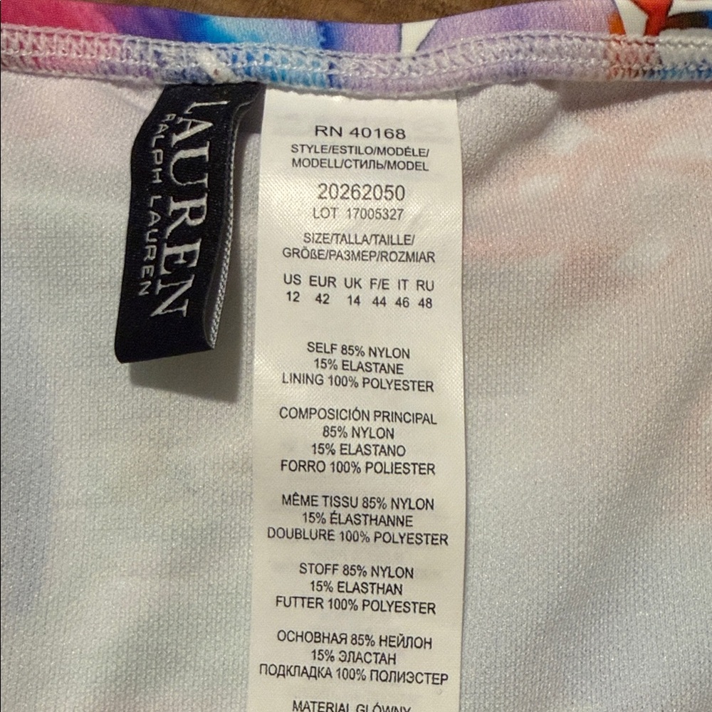 Ralph Lauren Multicolor Tropical Bikini Bottom - Picture 5 of 6
